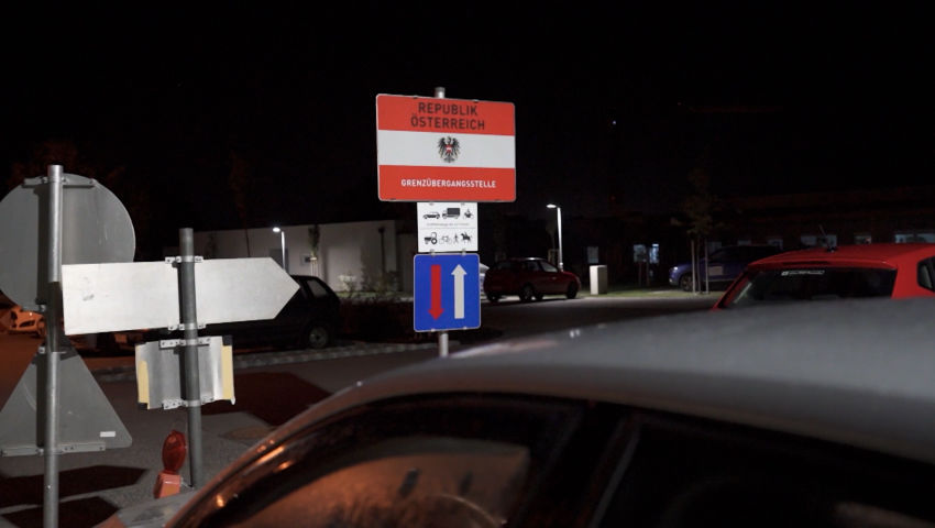Working across the Austrian-Hungarian border